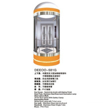 Ascensor de vidrio con Alemania Imported Piezas eléctricas Deeoo-581g